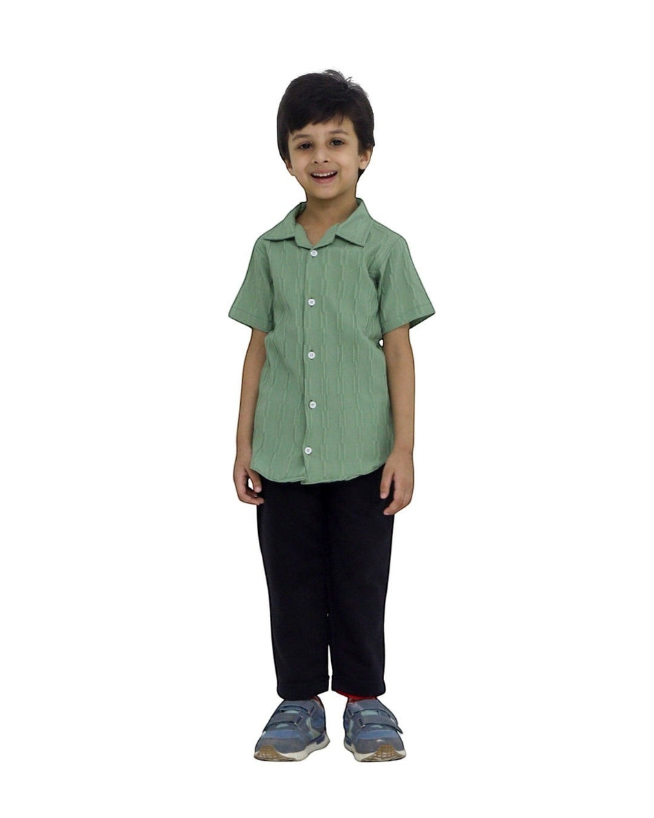 Green Pop Shirt for Boys