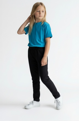 Black Knit Trouser for Kids