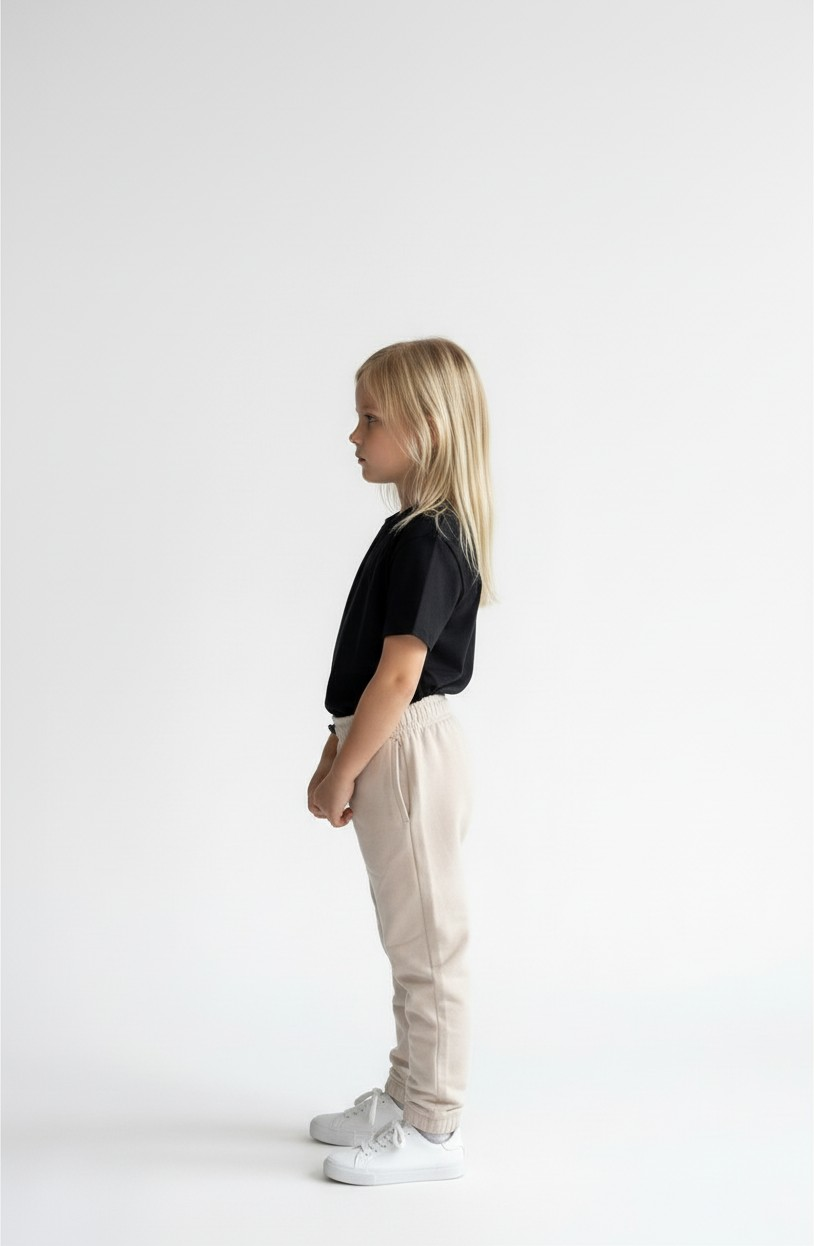 Cream Knit Trouser for Kids