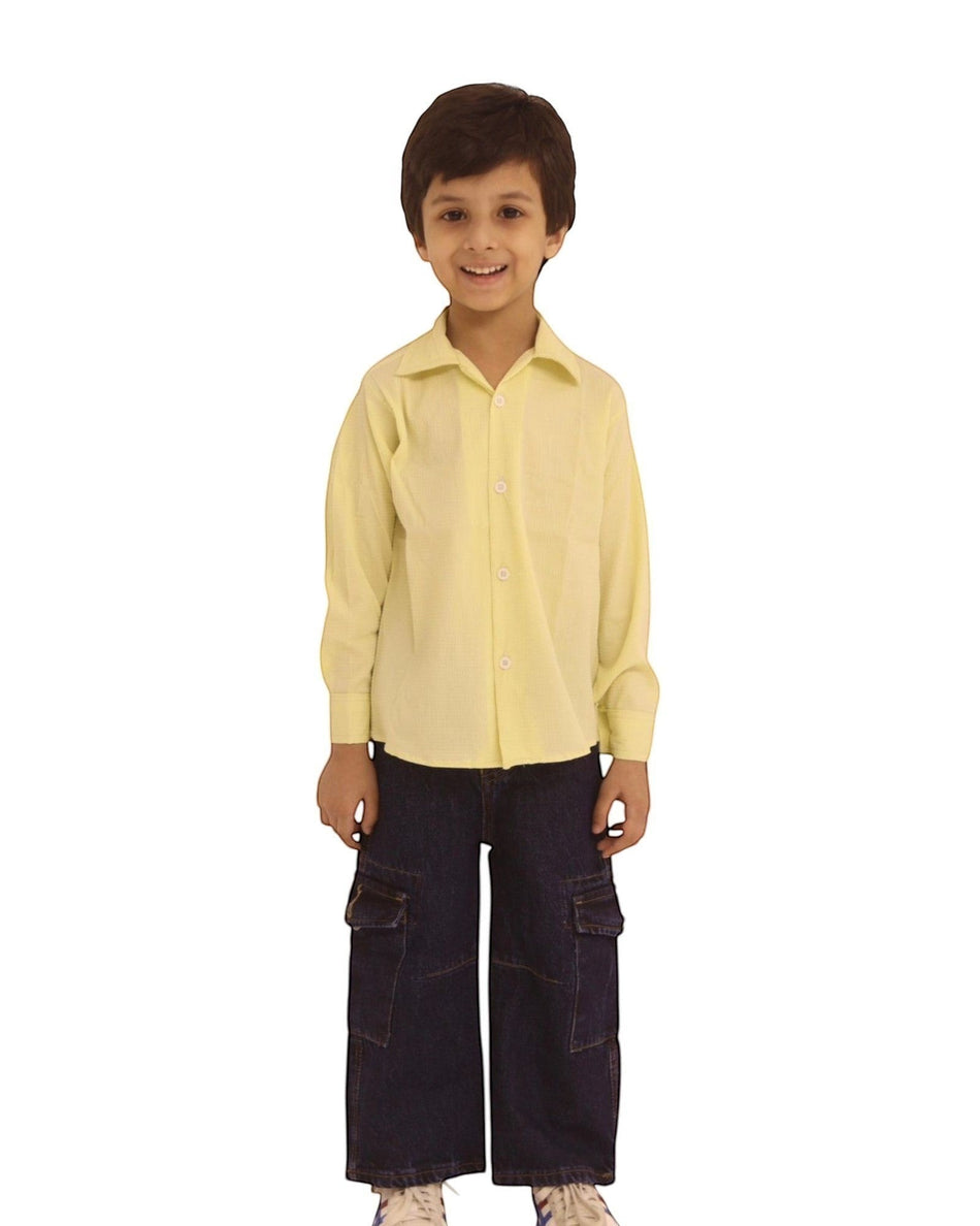 Yellow Pop Shirt for Boys